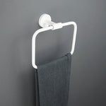 porte serviettes blanc moderne adhésif set accessoires salle bain papier toilette brosse dents
