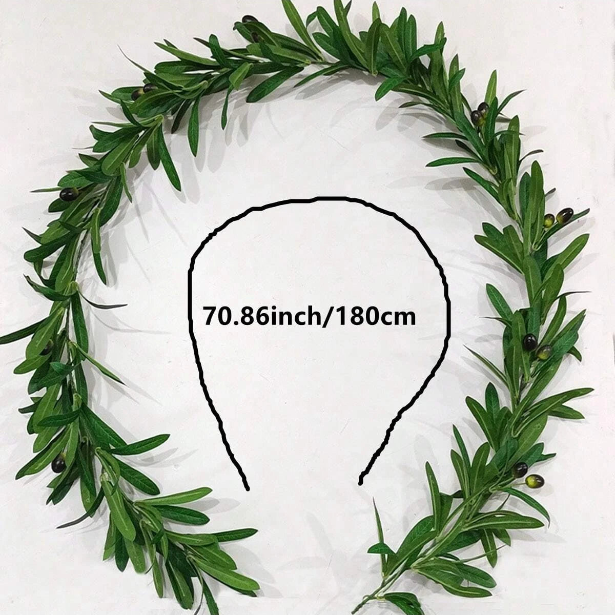 décoration mariage guirlande feuilles olivier artificielles vert rustique intérieur table chaise