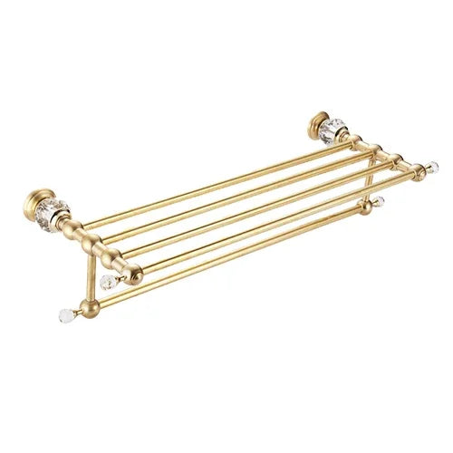 accessoires salle bain or strass classique porte serviettes porte papier toilette
