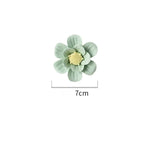 décoration murale fleur céramique moderne anniversaire mariage intérieur vert rose blanc violet