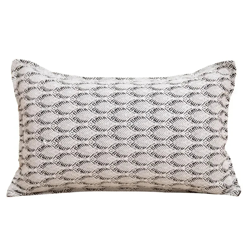 coussin imprimé léopard noir blanc moderne salon décoration canapé carré peluche adhésif