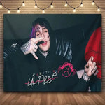 tapisserie moderne lil peep noir rose chambre salon 39x59inch 47x71inch