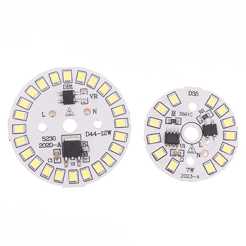 ampoule led circulaire diodes blanc moderne technologie spot downlight plafonnier lumière intérieure facile composants