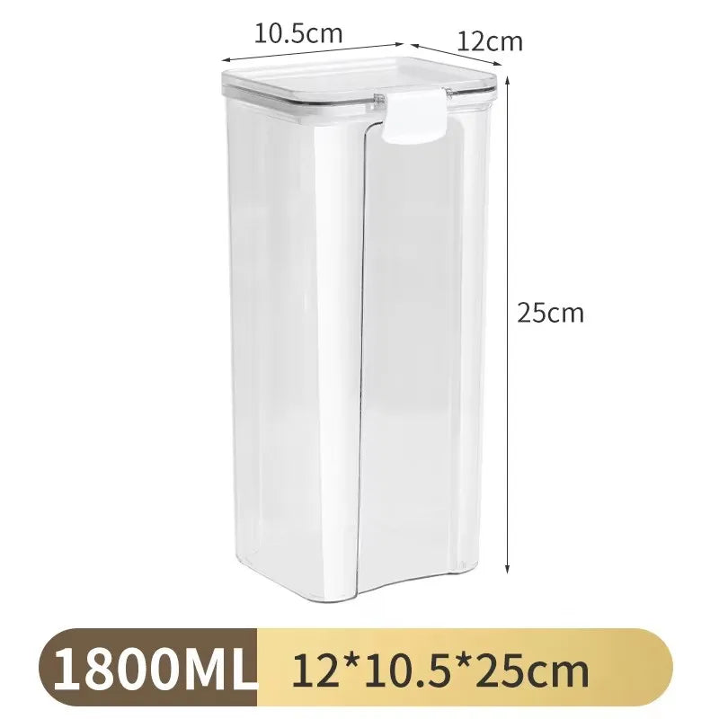 boîtes rangement hermétiques plastique qualité alimentaire épices céréales fruits secs anti humidité respectueux environnement