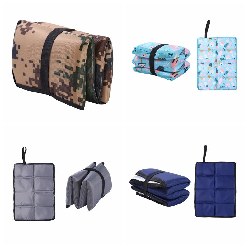 coussin sol extérieur mousse imperméable camouflage gris bleu marine vert moderne pratique camping
