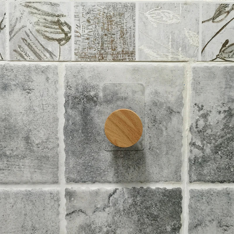 anneau toilette corde naturelle porte papier adhésif rustique sans clous