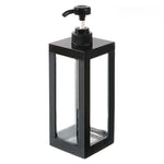 distributeur savon liquide orange blanc noir transparent moderne minimaliste 750ml 1000ml 500ml Pompe conteneur