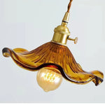 pendant lumiere suspendue vintage fil blanc laiteux vert marron ambré
