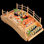 plateau sushi bois moderne bateau sushi assiettes sashimi