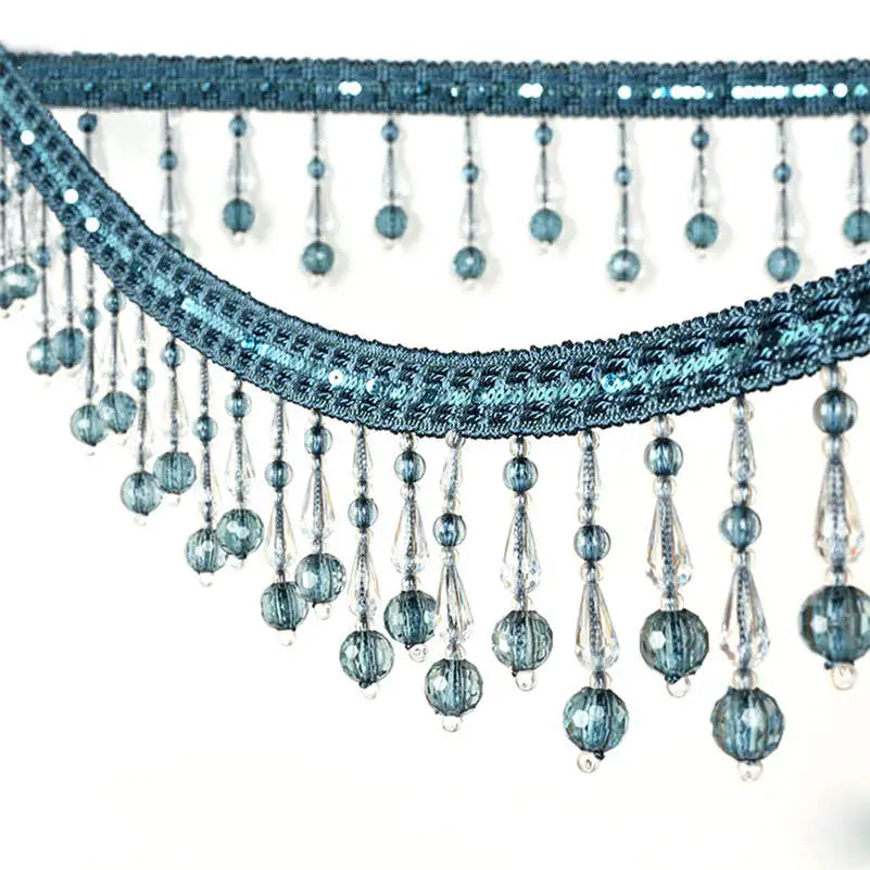 ruban décoratif élégant paillettes or bleu marron gris 10cm 10cm