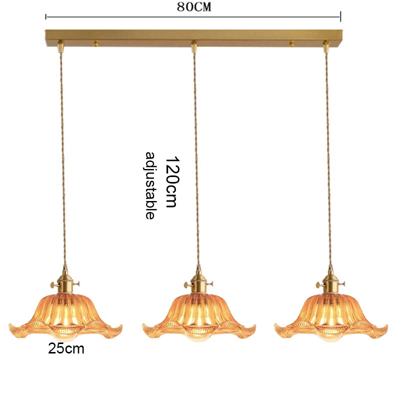 Suspension lumineuse vert rayées ampoule chaîne corde vintage rétro blanc doré