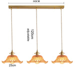 Suspension lumineuse vert rayées ampoule chaîne corde vintage rétro blanc doré