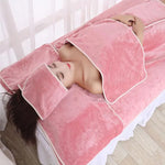 serviettes microfibre douces marron rose bleu blanc gris velours modernes absorbantes