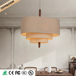 Lustre minimaliste dans une chambre avec ambiance apaisante