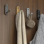porte sacs moderne adhésif noir gris doré matériau alliage aluminium contemporain sacs