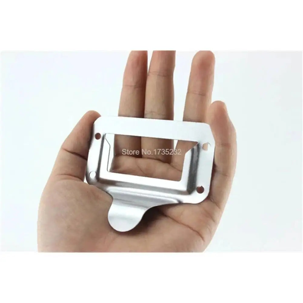 support fixation moderne argenté plat lisse opacité rectangle métal