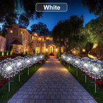 lampe solaire extérieure multicolore feu d'artifice moderne jardin led autoinstallation ip65
