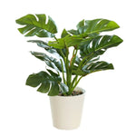plante artificielle verte feuilles ovales moderne décoration intérieure pot branches naturelles