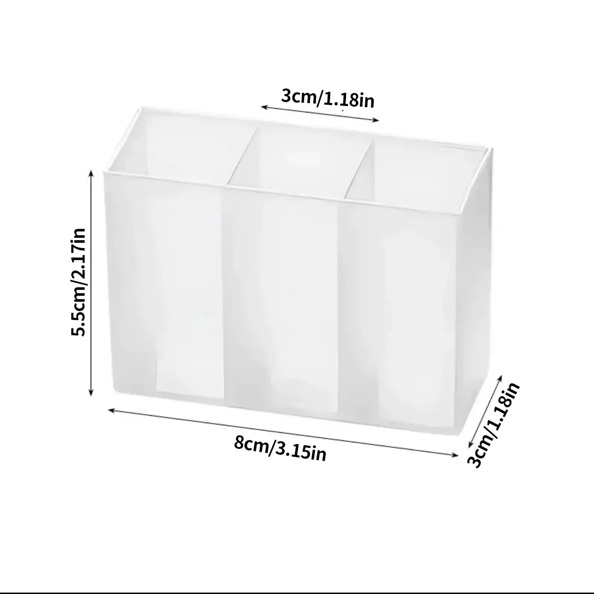 boîtes rangement murales adhésives transparentes modernes cosmétiques maquillage bijoux 5.5cm 3cm 8cm respectueuses environnement