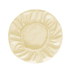 housse coussin tabouret rond velours beige moderne fixation protection siège fauteuil salon