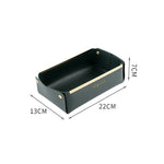 boîtes rangement cuir pliables marron gris vert modernes respectueux environnement charge lourde 60litres