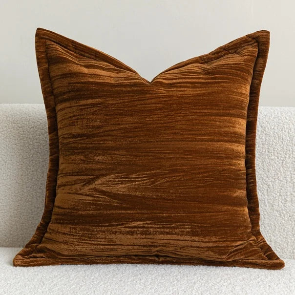 coussins marron rayures contemporains canapé chaise décoration maison 45x45cm 30x50cm remplis polyester