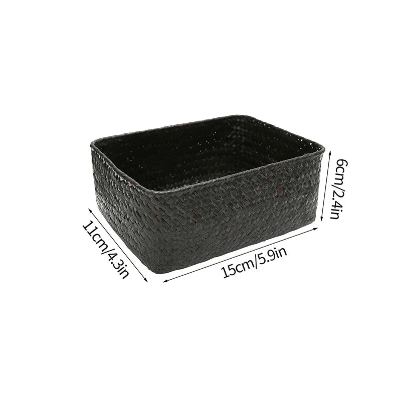 paniers rangement vannerie naturelle tissage traditionnel stockage organisation kitchenettes