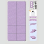 tapis yoga pliable rose corail motif géométrique moderne 80cm 183cm tpe FITNESS yoga maison