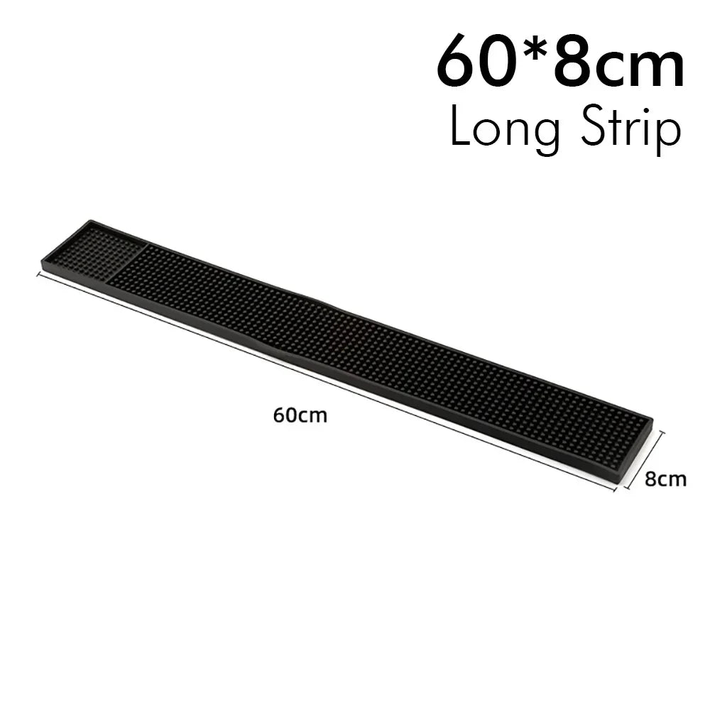 tapis bar noir perforé moderne antidérapant résistant chaleur durable maison bar