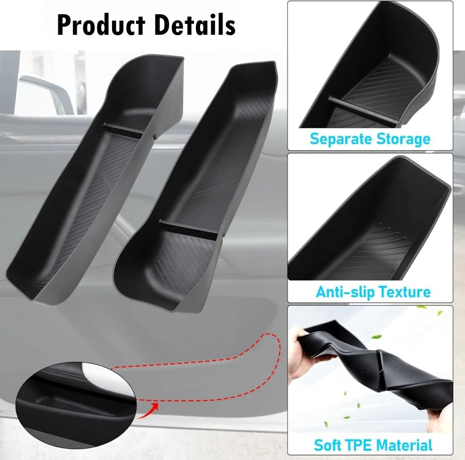 organisateurs porte voiture tesla model texturés adhésifs modernes minimalistes noirs gris clair
