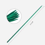 supports plante bambou vert lisse 40cm jardinage utilitaire insertion sol