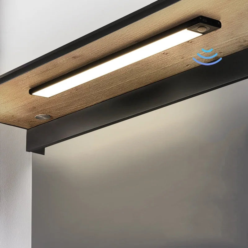 lampe sous cuisine led rechargeable 30cm adhésif blanc moderne 5v usb