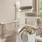 porte serviettes pliable blanc moderne ventouses serviettes incluses suction cups