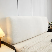 Housse de tête de lit en velours coton anti-poussière, design moderne minimaliste pour chambre