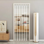 Rideau de porte transparent EVA isolant thermique et phonique