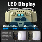 lampe frontale rechargeable led beige noir étanche vision nocturne pêche camping