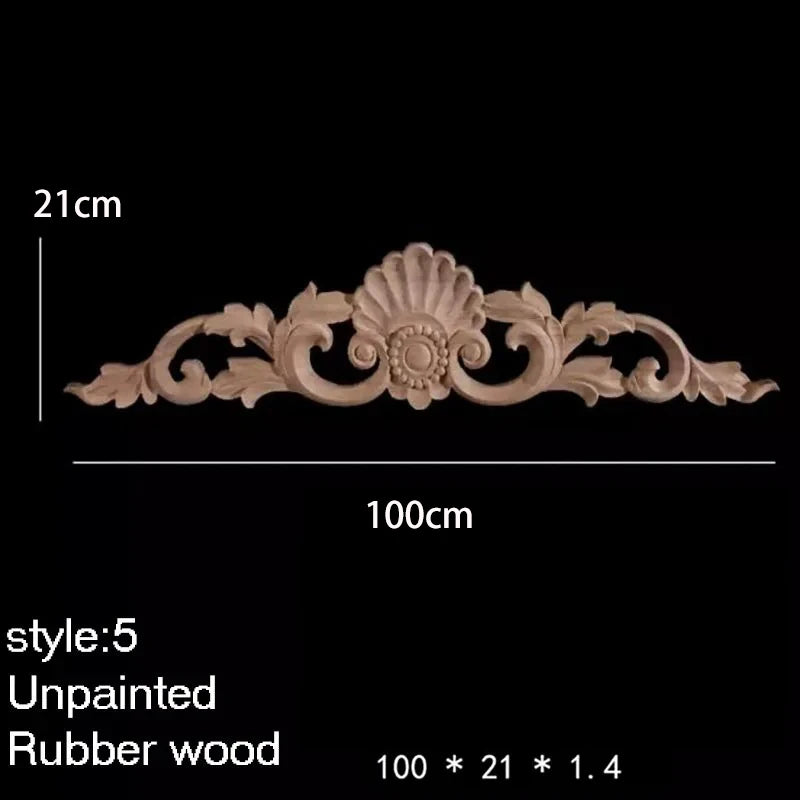 ornement decoratif bois fleur sculpte naturel classique baroque noel valentin mariage halloween pâques anniversaire