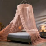 moustiquaire dôme suspendu transparent décoration romantique lit adulte polyester insecticide traitéextérieur camping voyage