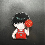 aimants réfrigérateur slam dunk personnages basket animés rouge blanc noir cartoon