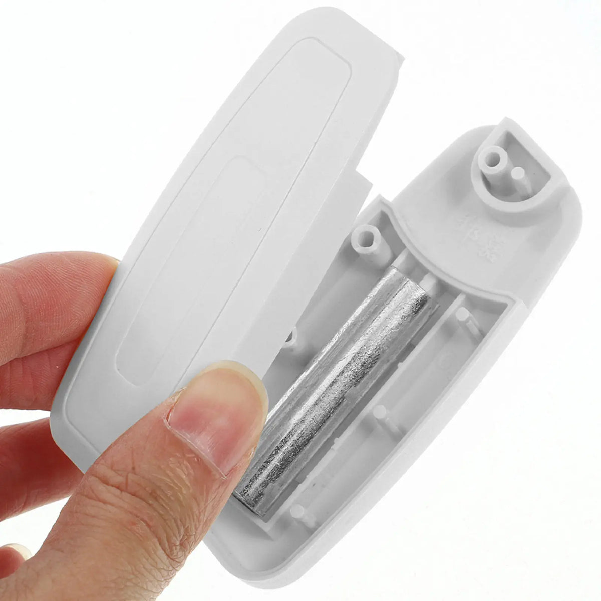 boîte pilules blanc pratique vis fixations anneaux boucles rideaux accessoires plastique polyester