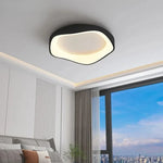 lampe moderne ondulé blanc gris noir led 40cm 50cm contemporaine