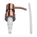distributeur savon liquide moderne acier inoxydable argenté blanc bouchon remplissage