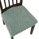 housse chaise extensible gris rayures ondulées moderne salle manger fauteuil