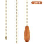 chaînes pull bois blanc brun noyer argent darkwood ventilateur lampe minimaliste