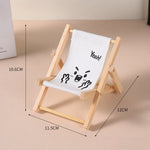chaise pliante miniature accessoires poupée couleurs vives motifs citrons fraises moderne rayures horizontales