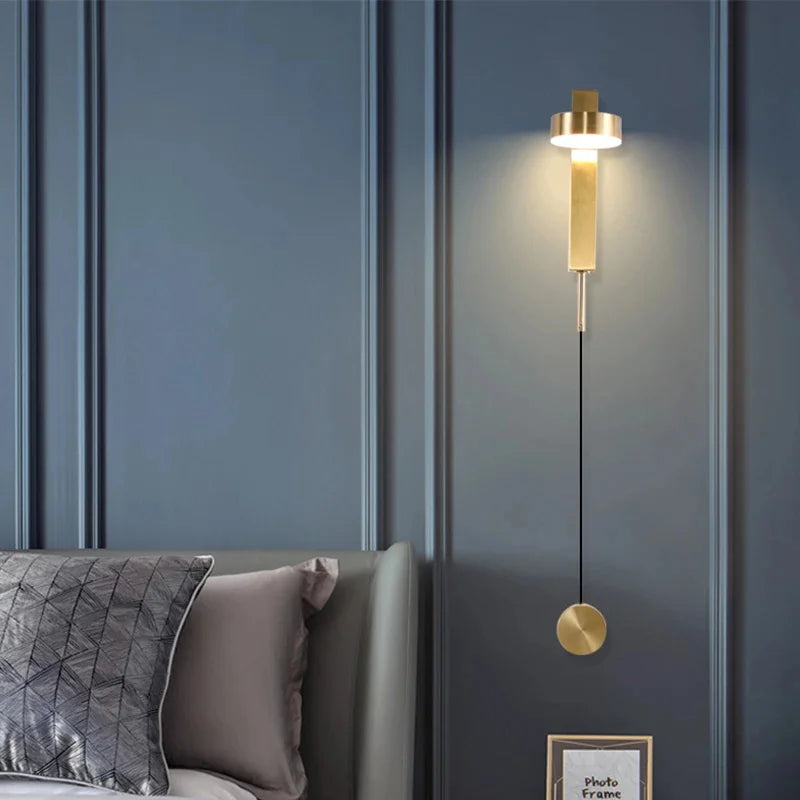 lampes murales modernes réglables noir doré led cuisine chambre salon