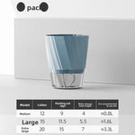 pot plante plastique blanc moderne pot plante intérieure hydroponique transparent épais capacité 1.6l grille