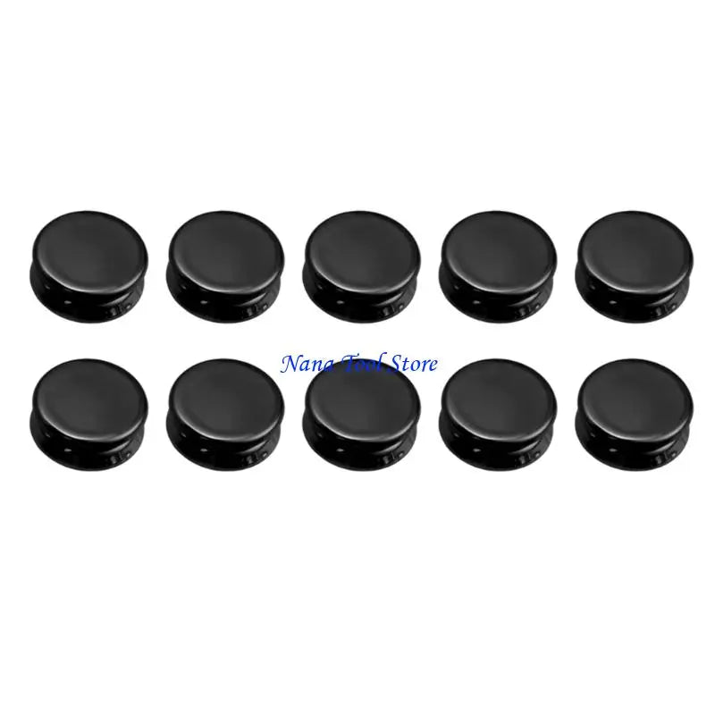 boutons pression métalliques modernes noir or argent opaques
