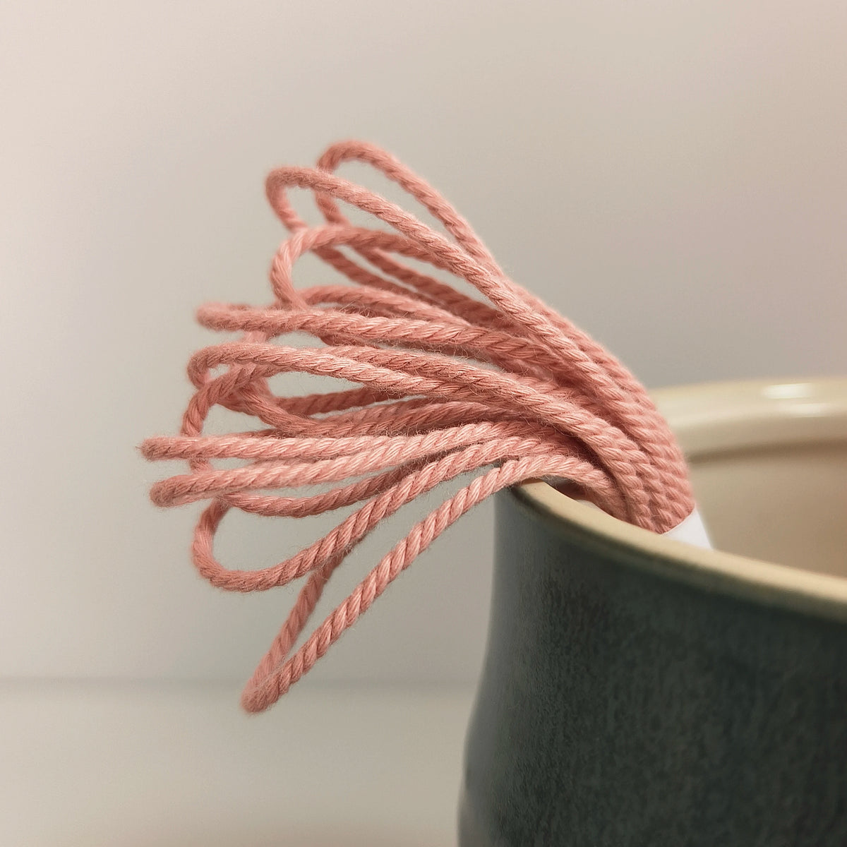 corde macramé coton pur torsadée bijoux artisanaux projets créatifs diy fait main