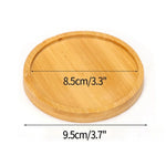supports bambou assiettes modernes rustiques pots fleurs naturels petits grands decoration maison